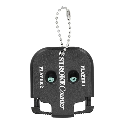 Golf Tracker, 2pcs Portable Golf Score Counter, Mini Stroke Shot Score Counter with Key Chain
