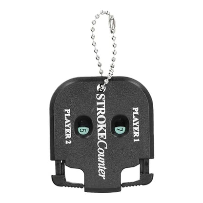 Golf Tracker, 2pcs Portable Golf Score Counter, Mini Stroke Shot Score Counter with Key Chain