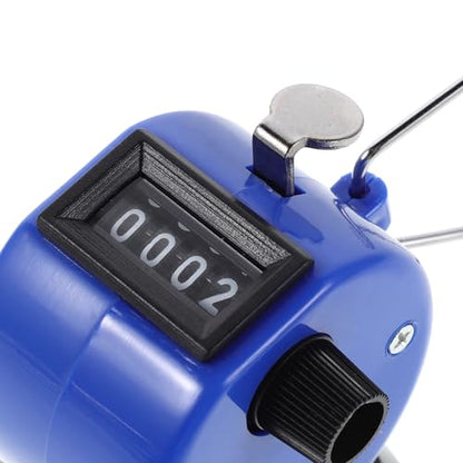 LIOOBO Clicker Counter: Handheld Baseball Golf Stroke Counter with Base - 4 Digital Manual Pitch Tally Clicker for Accurate Score Tracking Sports Activities