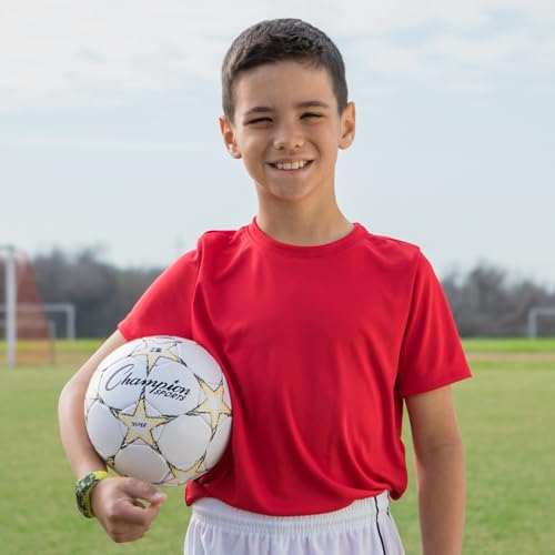 Champion Sports Viper Soccer Ball – TPU Soft-Touch Training Ball in Sizes 3,4,5 for Indoor/Outdoor Play