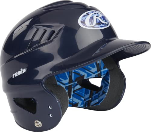 Rawlings | COOLFLO Batting Helmet | T-Ball (6 1/4" - 6 7/8") | Black - color: Navy - REMIX
