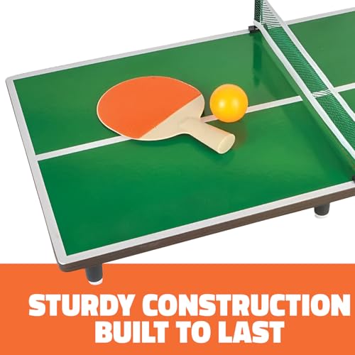 Rhode Island Novelty 24" X 12" Mini Ping Pong Game, 1 Set per Order
