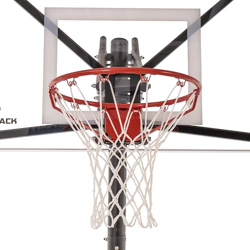 Silverback Standard Breakaway Rim with Nylon Net Compatible with Silverback and Goaliath Portable Basketball Hoops