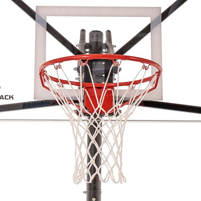 Silverback Standard Breakaway Rim with Nylon Net Compatible with Silverback and Goaliath Portable Basketball Hoops