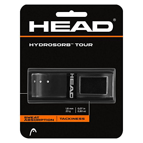 HEAD Hydrosorb Tour Replacement Grip - color: Black, size: One Size (Pack of 1)