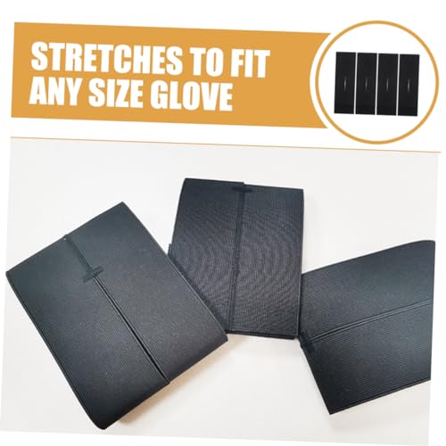 INOOMP 4pcs Baseball Glove Wraps Elastic Band for Catcher Gloves High Elasticity Design to Maintain Shape and Stability for Youth and Adult Baseball Players