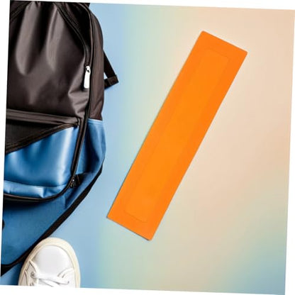 Beaupretty 2pcs Rectangular Volleyball Court Markers Portable Agility Training Spots High Visibility Orange Boundary Markers for Sports and Gym Use