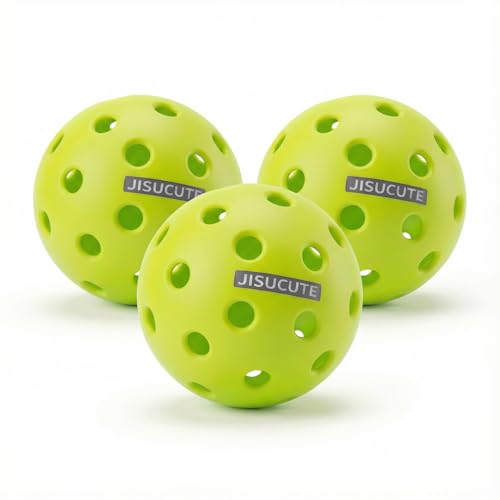 Low-Decibel Pickleball Balls, Hit Low-Volume Pickleball Balls, High Visibility & Bounce, Durable for All Skill Levels, 3PCS - color: Gray