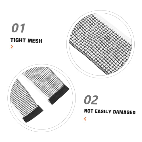 Toddmomy Table Tennis Net Sturdy Build for Easy Setup for Practice Compatible Standard Tables Mesh for Competitive Play and Casual Games