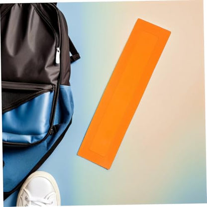 2pcs Baseball Training Line Markers Flat Rectangular Court Spots Orange Portable Baseball Coaching Equipment for Field Marking and Agility Training