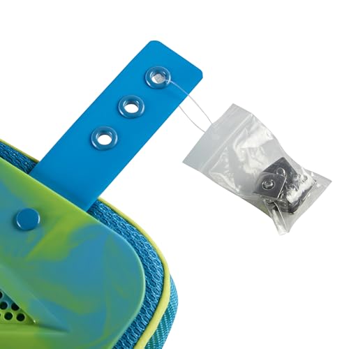 Football Back Plate, Football Low Back Pad, Rear Protector Lower Back Pads+ Towel - color: blue and green, size: Large