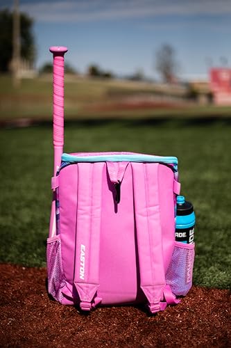 Easton | MOXIE Backpack Equipment Bag | Baseball / Softball | T-Ball / Rec / Travel | Multiple Styles - color: Pink