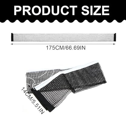 Replacement Ping Pong Net, Polyester Portable Net for Indoor and Outdoor Table Tennis