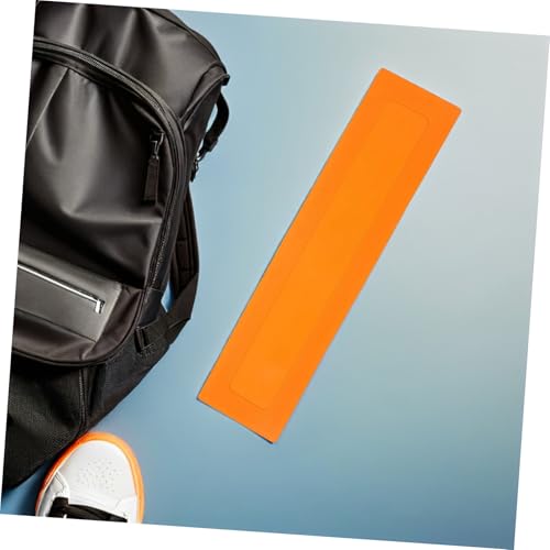 2pcs Baseball Training Flat Markers Set, Portable Rectangular Agility Court Spots, Orange Boundary Line Markers for Gym, Soccer, Basketball, Volleyball Sports Training