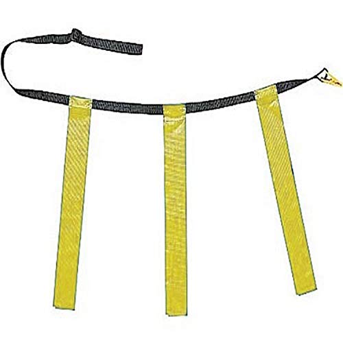 Champion Sports Quick Release Flag Football Set – Durable Belt, 3 Detachable Flags & Adjustable Fit (25”-50”)