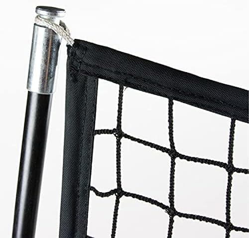 Bownet Big Mouth Elite Baseball & Softball Hitting Net – Heavy-Duty Portable 8' x 8' Batting Practice Net with Energy Absorption System – Includes Carry Bag for Indoor & Outdoor Use