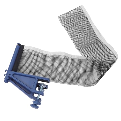 Totority Reinforced Thickened Table Tennis Net and Post Set with Stable Mesh Fabric for Indoor and Outdoor Play Compatible with Standard Tables Pingpong Net Clamps