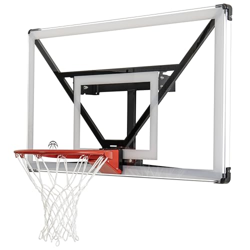 Silverback NXT 54" Wall Mounted Basketball Hoop, Indoor / Outdoor Basketball Hoop with QuickPlay Design - color: Fixed Height