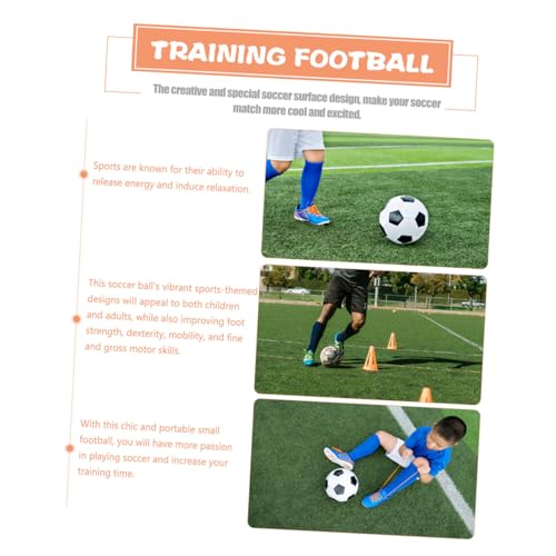 Zerodeko Size 5 Training Soccer Ball Machine-Stitched Pu Football for Outdoor Practice and Adult Soccer Training Wear-Resistant Red Football for Team Sports