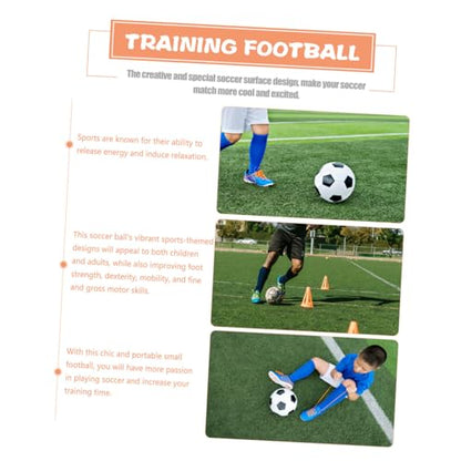 Zerodeko Size 5 Training Soccer Ball Machine-Stitched Pu Football for Outdoor Practice and Adult Soccer Training Wear-Resistant Red Football for Team Sports