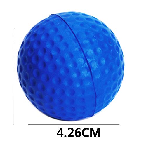 Dsmile 36 Pack Foam Golf Practice Balls Light Soft Elastic Training Multifunction Sport Balls - color: Blue*36