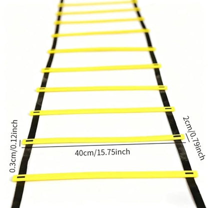 Soccer Training Accessory with Agility Ladder for Outdoor Use, 5m 10 Sections