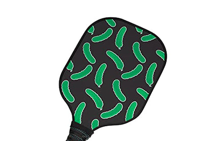 Pickleball Paddle Set of 2 with Pickles - USAPA Approved - Carbon Fiber Rackets, 4 Honeycomb Core Balls, Grip Portable Racquet Cover Case Bag Gift Kit for Men and Women