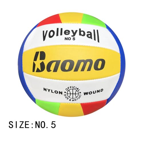 Volleyball Official Size 5, Soft Touch PU Leather Durable Volley Ball for Teen Youth Beginners,Waterproof Pink Volleyball for Gym Outdoor Training Game Beach Play Indoor