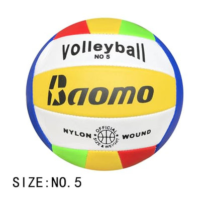 Volleyball Official Size 5, Soft Touch PU Leather Durable Volley Ball for Teen Youth Beginners,Waterproof Pink Volleyball for Gym Outdoor Training Game Beach Play Indoor