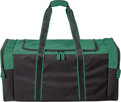 Jetstream Heavy Duty Multi Pocket Durable Sports Gym Equipment Travel Duffel Bag - color: L 32" Green, size: 32IN