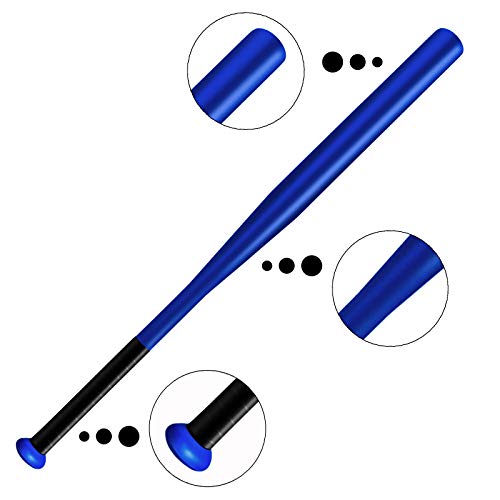 Baseball Bat Steel with Carrying Bag - color: Blue