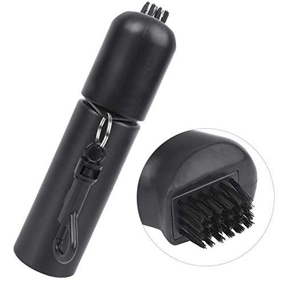 Golf Club Brush,Comfortable Hand Grip Golf Bristles Brush Groove Cleaner with Water Bottle Golf