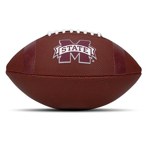 Franklin Sports Kids NCAA Youth Football - Official College Team Football with Team Logos - Junior Size