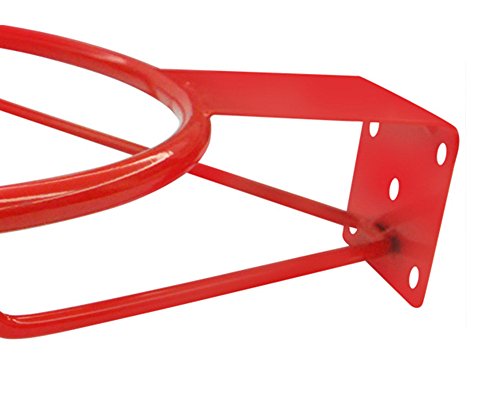 FixtureDisplays Wall Mount Basketball Rim Hoop Basketball Hoop Basketball Goal 17.8" Diameter Wall Mount Plate 2.75X3.25" Mount Position 16937
