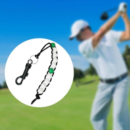 Menolana Golf Stroke Counter Bead Golf Score Keeper Accessories Clip with Lightweight Construction and Simple Scoring Suitable for Golfer Referee Men