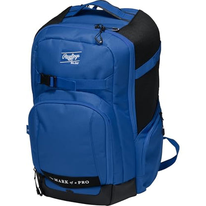 Rawlings | The Journey Player's Backpack Equipment Bag | Baseball/Softball | Multiple Colors - color: Royal