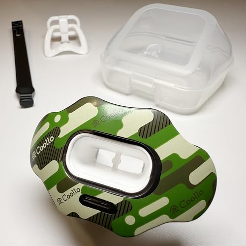 Football Mouth Guard Lip Guard 2-in-1 Transformer Pacifier Football Sports Lip Protector for Adults & Youth USA Flag & Fangs Mouthpiece (Case Included)