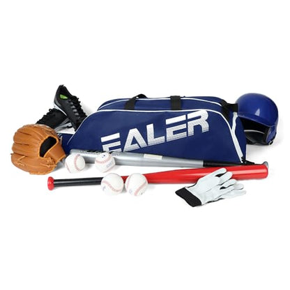 EALER Baseball Bat Tote Bag & T-ball, Softball Equipment Bag - Gear for Kids, Youth, and Adults Holds Bat, Helmet, Glove, Cleats, Shoes and More - color: Navy