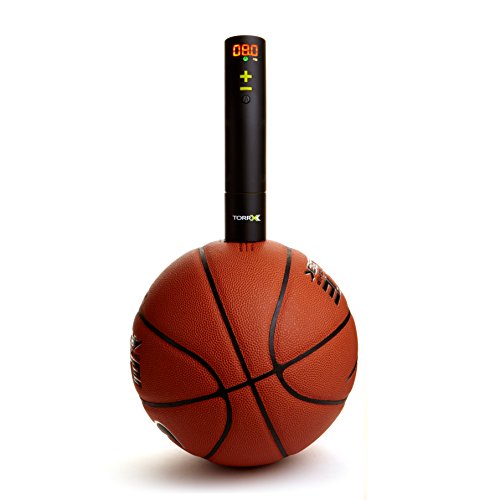 Smart Ball Pump - Rechargeable Portable Electric Air Pump, Patented Auto Inflate/Deflate, Auto-Calibration, 0.1 PSI Precision Gauge, Heavy-Duty Needle & Neoprene Travel Case