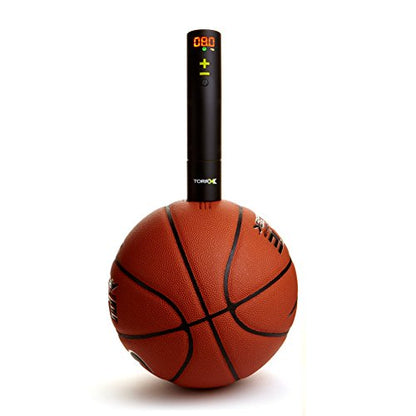 Smart Ball Pump - Rechargeable Portable Electric Air Pump, Patented Auto Inflate/Deflate, Auto-Calibration, 0.1 PSI Precision Gauge, Heavy-Duty Needle & Neoprene Travel Case