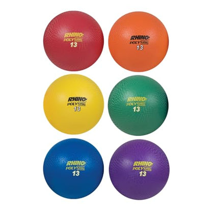 Champion Sports Poly Playground Ball Set - size: 13-Inch Diameter