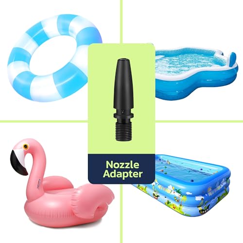 Woowind Presta and Schrader Valve Adapter Ball Needle with USB Cable, Application for Car,Bike,Ball