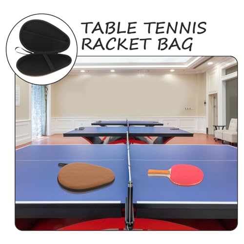 DOITOOL Table Tennis Paddle Case Racket Storage Bag Gourd-shaped Wooden Cover Portable Bat Organizing Bag for Sports and Leisure