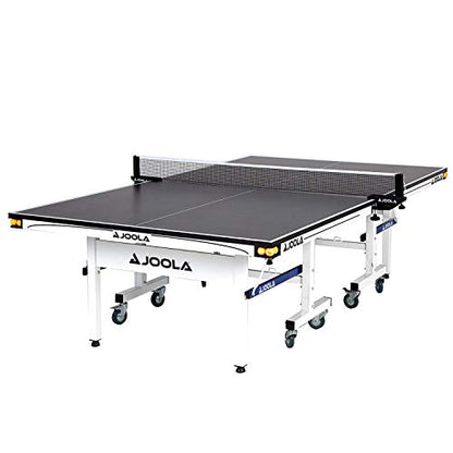 JOOLA Rally TL Professional MDF Indoor Ping Pong Table w/Quick Clamp Table Tennis Net & Post Set - 10 Minute Easy Assembly - Corner Ball Holders - Tournament Quality - Includes Playback Mode - size: 25mm