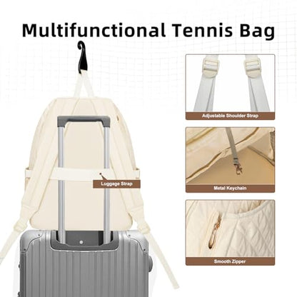 Tennis Bag for Women,Tennis Racket Bags for Women Men for Gym Bag,Waterproof Sling Tote Bag for Pickleball,Badminton Backpack,Cute Gym Bag for Women Duffle Bag,Training,Travel