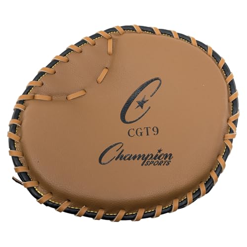 Champion Sports 11.5" Fielder's Glove - Synthetic Leather Front and Back for Comfort Grip | Double Bar Open Web and Conventional Back Design for Versatility | Age: Elementary | Right-Handed Glove