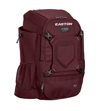 Easton Easton | Walk-off Ethos Backpack Equipment Bag | Baseball & Softball | Multiple Colors - color: Maroon