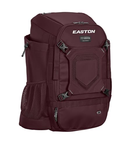 Easton Easton | Walk-off Ethos Backpack Equipment Bag | Baseball & Softball | Multiple Colors - color: Maroon