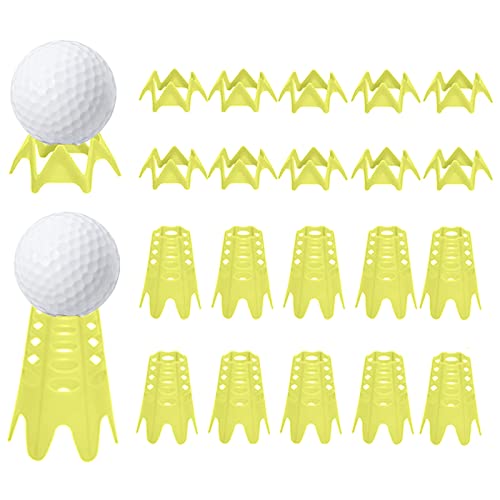 Plastic Golf Tees, Golf Simulator Tees for Home, Outdoor Indoor Golf Tees Simulator Practice Training, Golf Mat Tees for Winter Turf and Driving Range