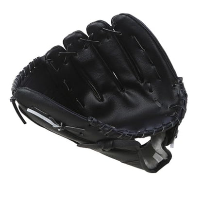 POPETPOP PU Thickened Baseball Glove for Infielder Training Mitt Shock-Absorbing Breathable Anti-Slip Flexible Sports Glove for Youth Beginners